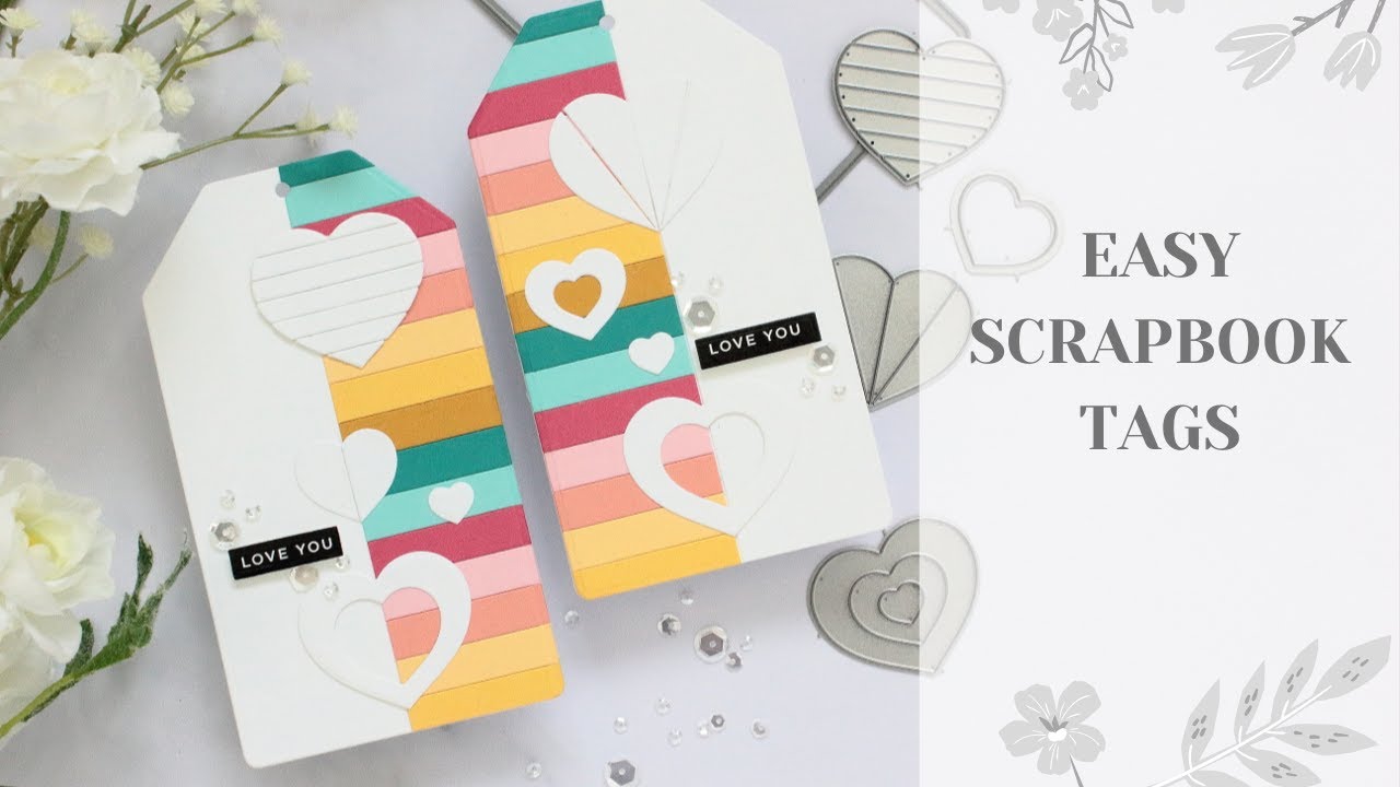 Easy SCRAPBOOK TAGS