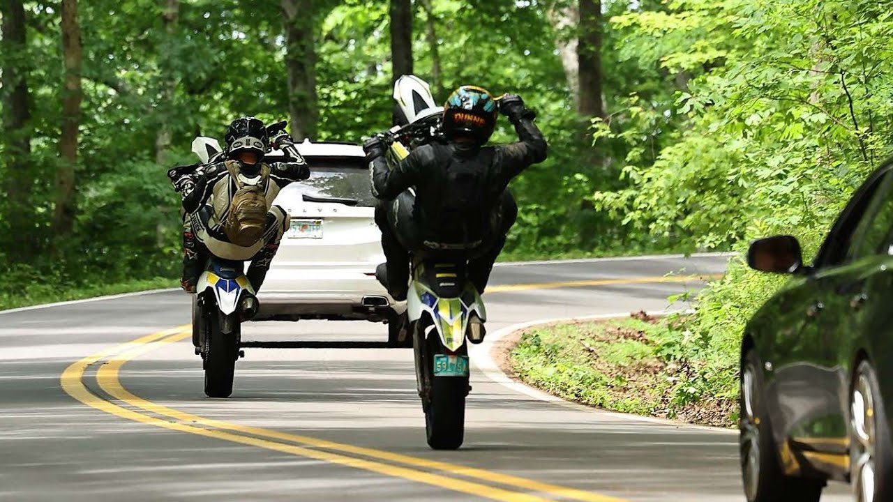 Smooth Pass Down Tail of the Dragon - Husaberg Supermoto Edition