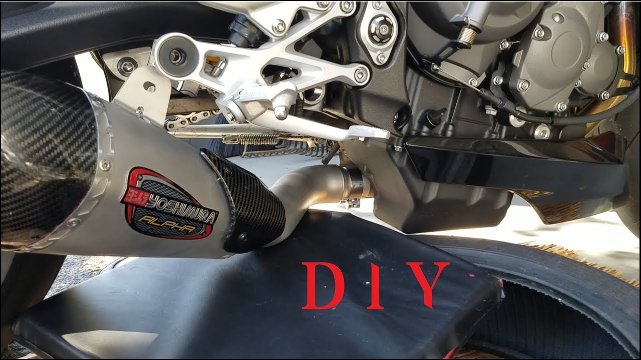 How to: Install Yoshimura Slip On - 2018 Triumph Street Triple Rs