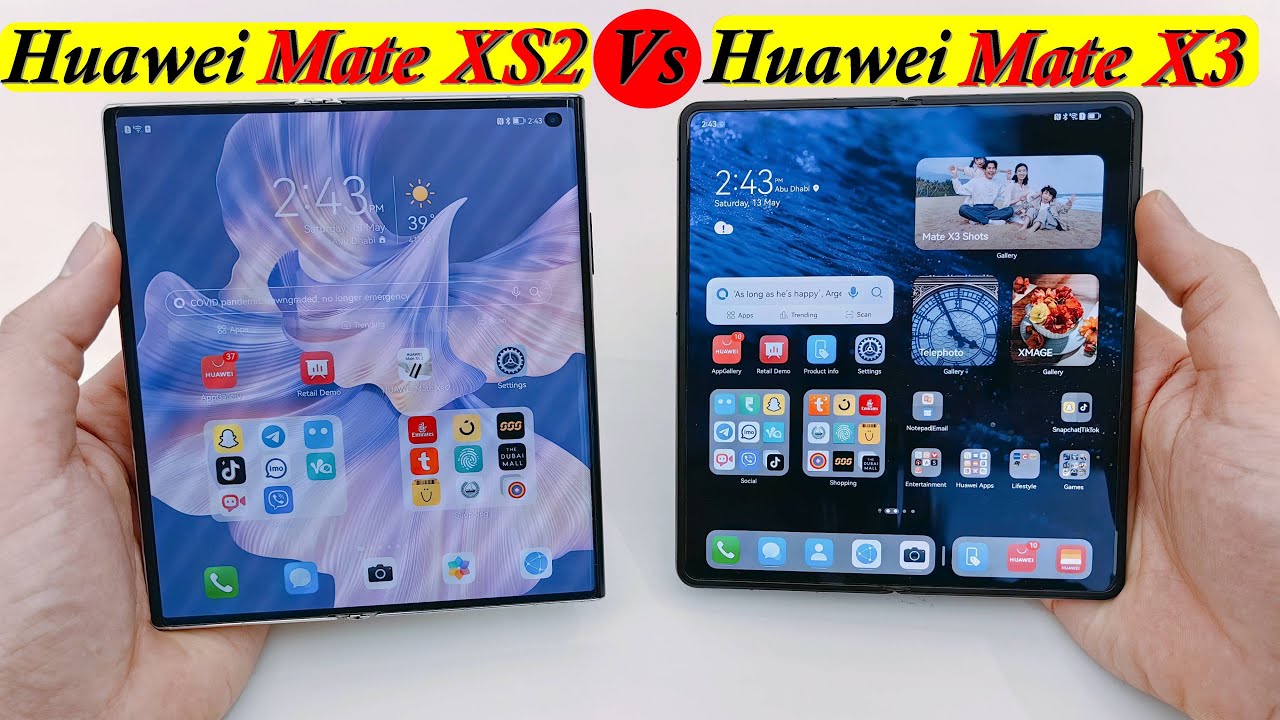 Huawei Mate X3 Vs Huawei Mate XS2 #huaweimatex3