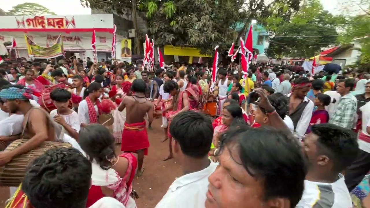মেলার আগের দিন সোমবার ঠাকুর নগর ষ্টেশনের চিত্র🧿🚩
