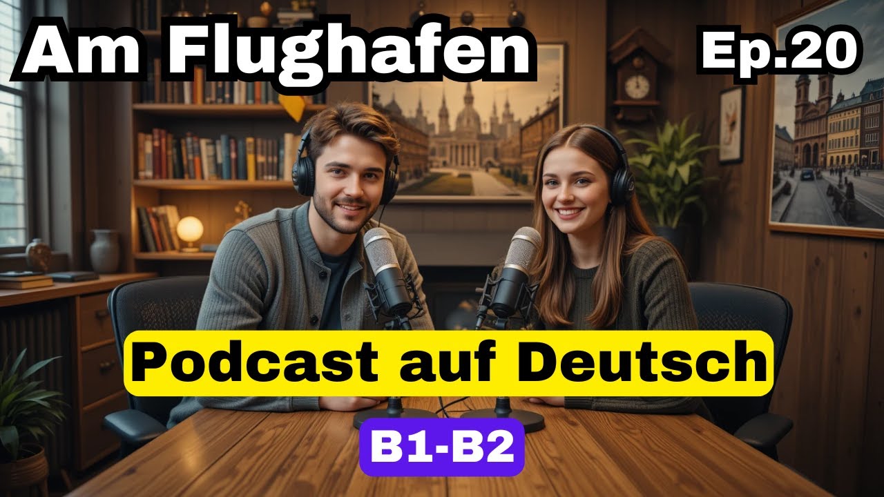 Podcast auf Deutsch B1-B2 | Episode 20 | Am Flughafen