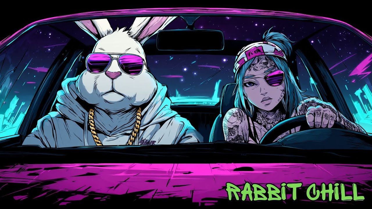 [Rabbit Chill] City Moves Without Me - 420 Vibe Music | Bluesy Hip-Hop • Late Night Drive