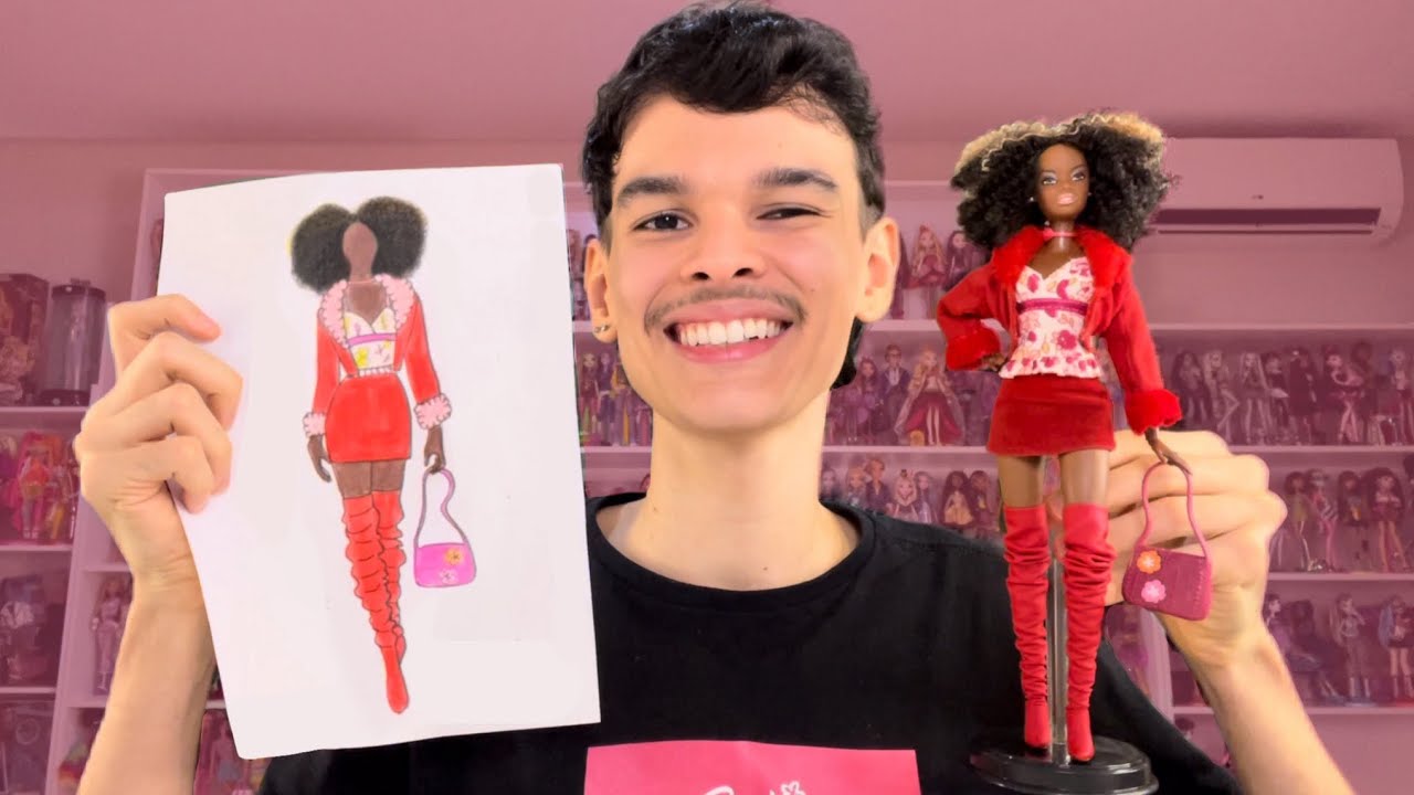 desenhei & criei mais uma barbie looks ;)