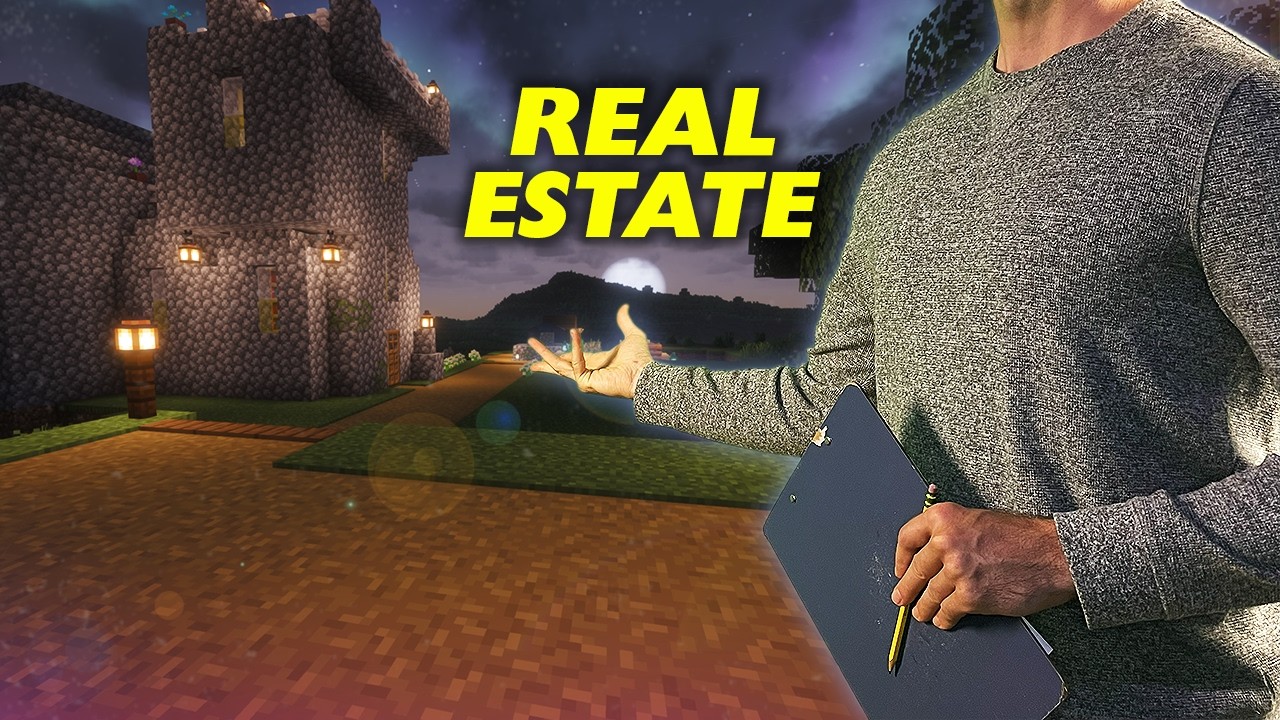 Minecraft Real Estate Agent Sells You a Castle | ASMR Roleplay