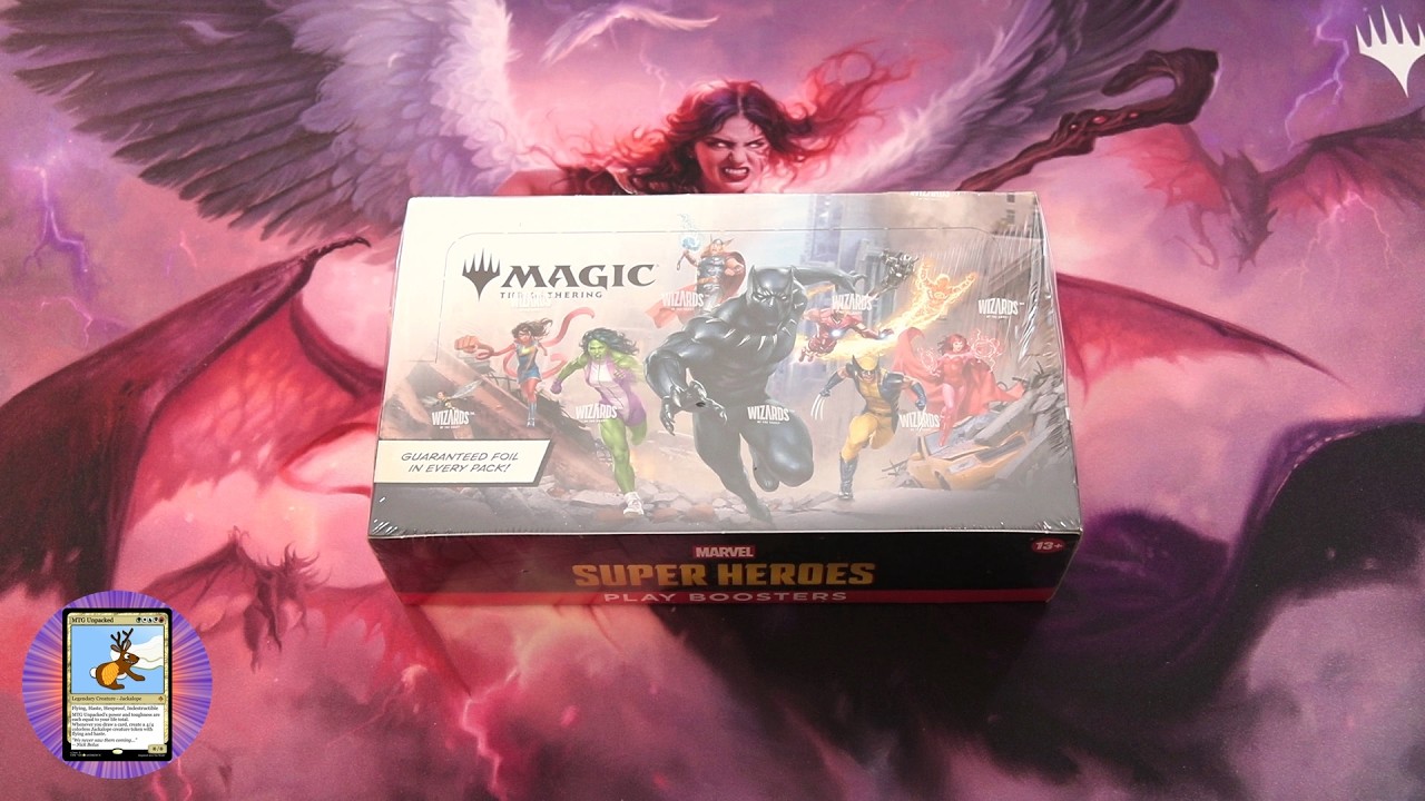 Распаковка плей-бустеров MTG Marvel Super Heroes &mdash; КРУТЫЕ КАРТЫ!