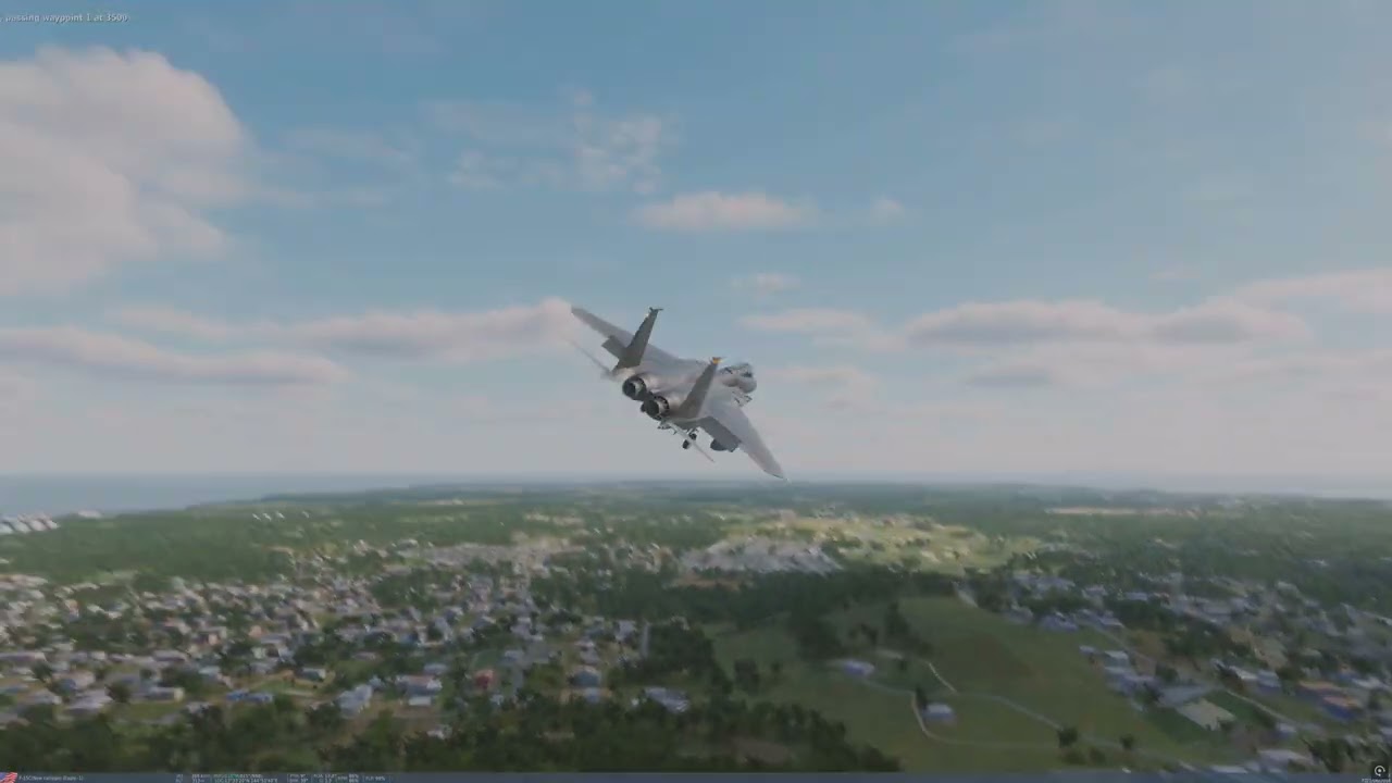 F-15C landing