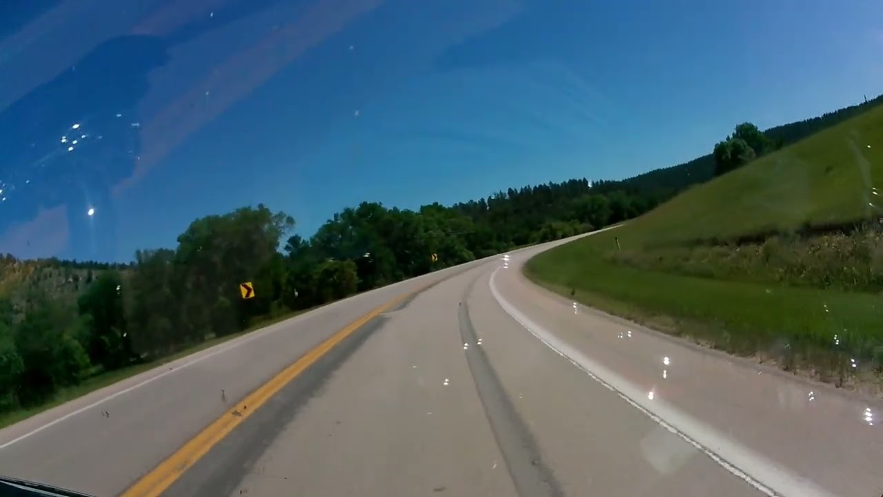 Riding through Keystone, South Dakota part 2