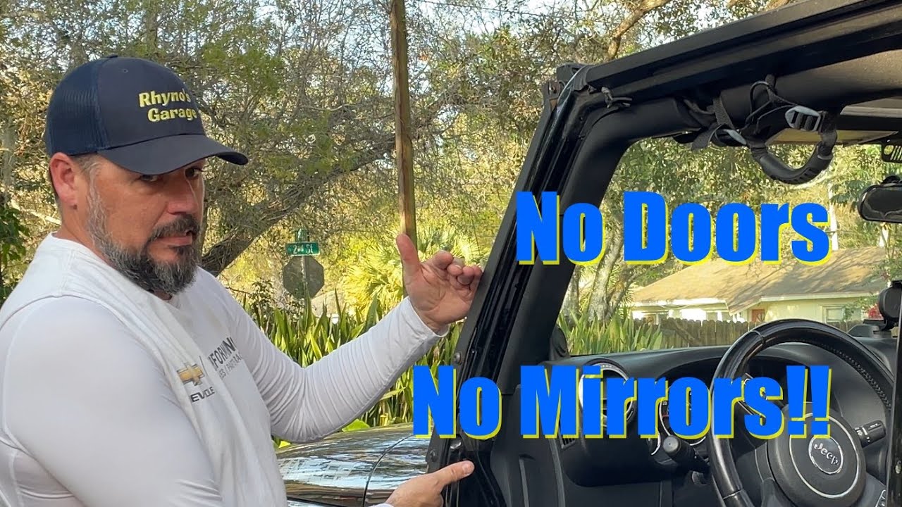 Add Mirrors to Jeep Wrangler When Removing Doors