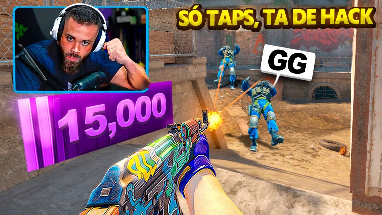 Ativei o MODO TAPS pra UPAR de RANK no PREMIER SOLO - AGORA o NÍVEL SUBIU e FICOU SÉRIO!!!