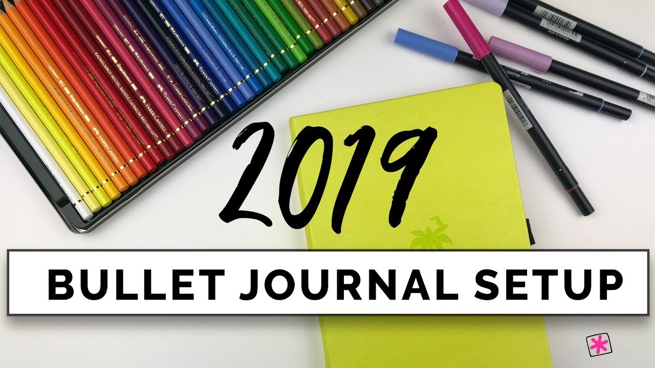 2019 Bullet Journal Setup