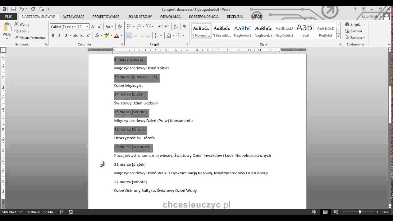 Kurs PowerPoint - [lekcja #8.2] - Import z pliku tekstowego