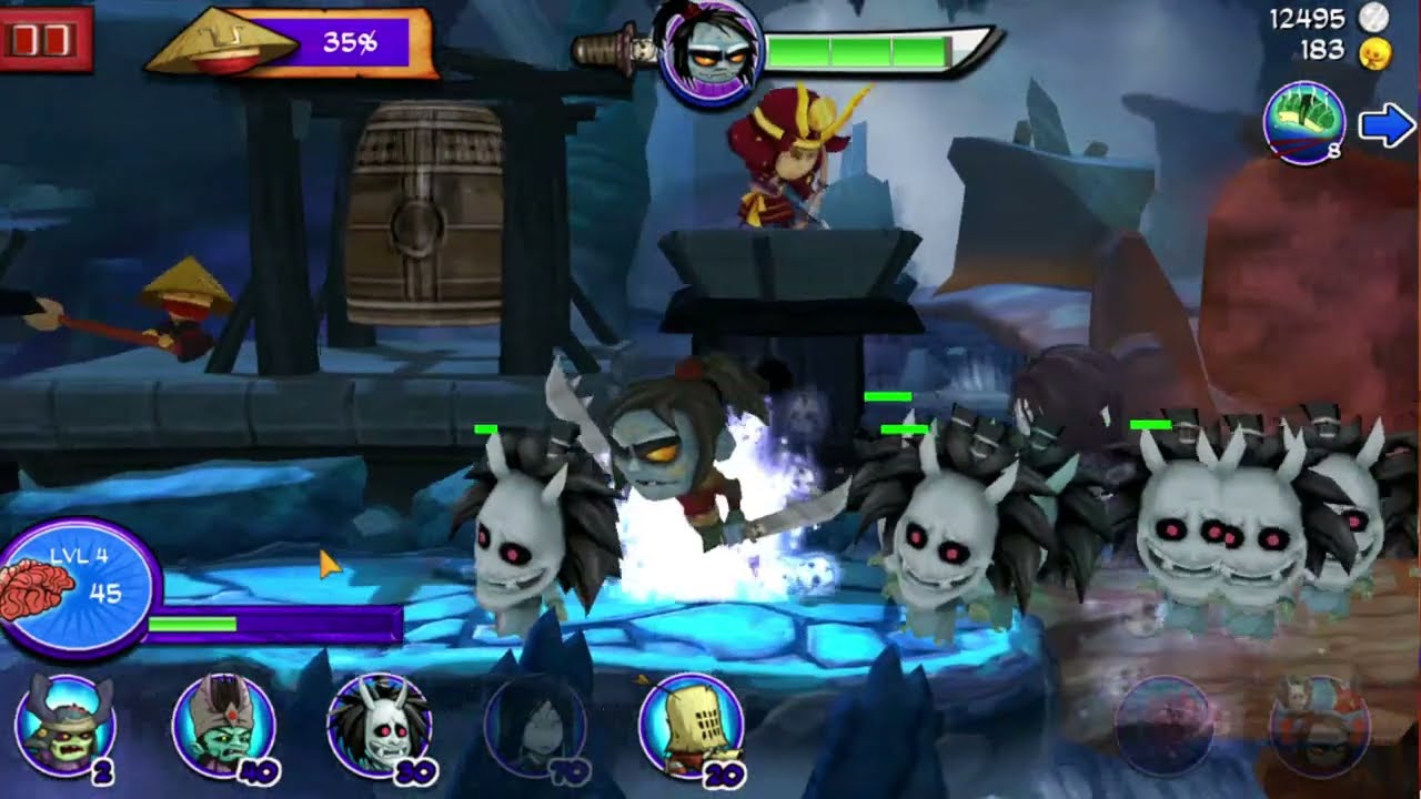Samurai Vs Zombies Defense Zombie Walkthrough (Wave 29)