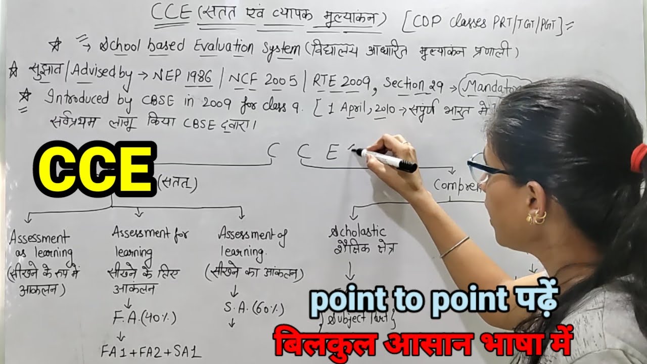 Continuous and Comprehensive Evaluation | CCE | सतत एवं व्यापक मूल्यांकन | HTET CDP for PRT TGT PGT|