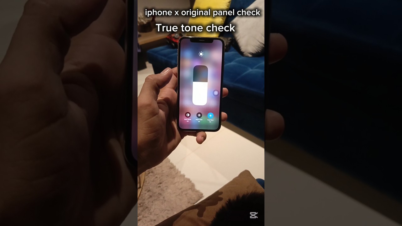 iphone x True tone check #iphone #iphoneoriginal