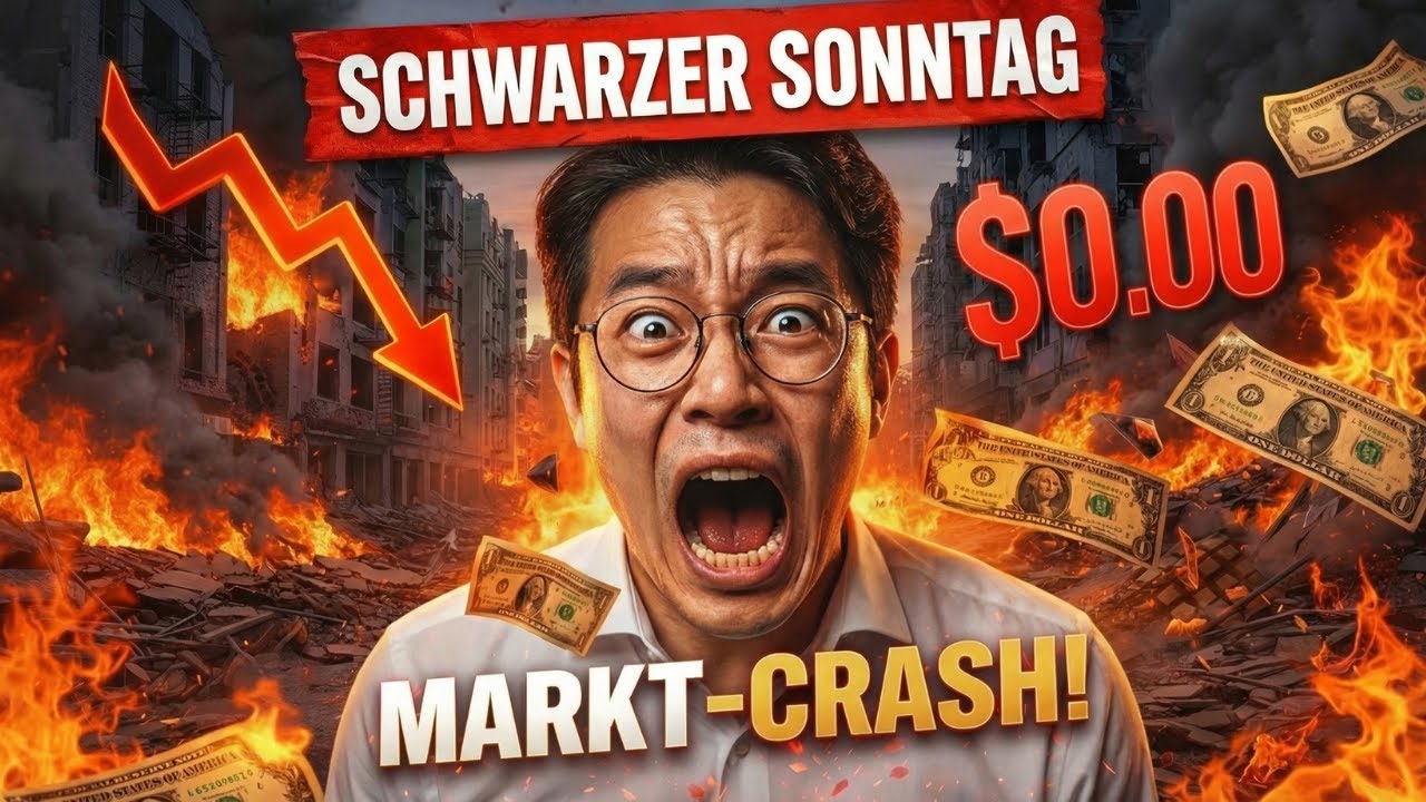 SCHWARZER SONNTAG: Der Markt wird morgen nicht überleben. (Zusammenbruch)