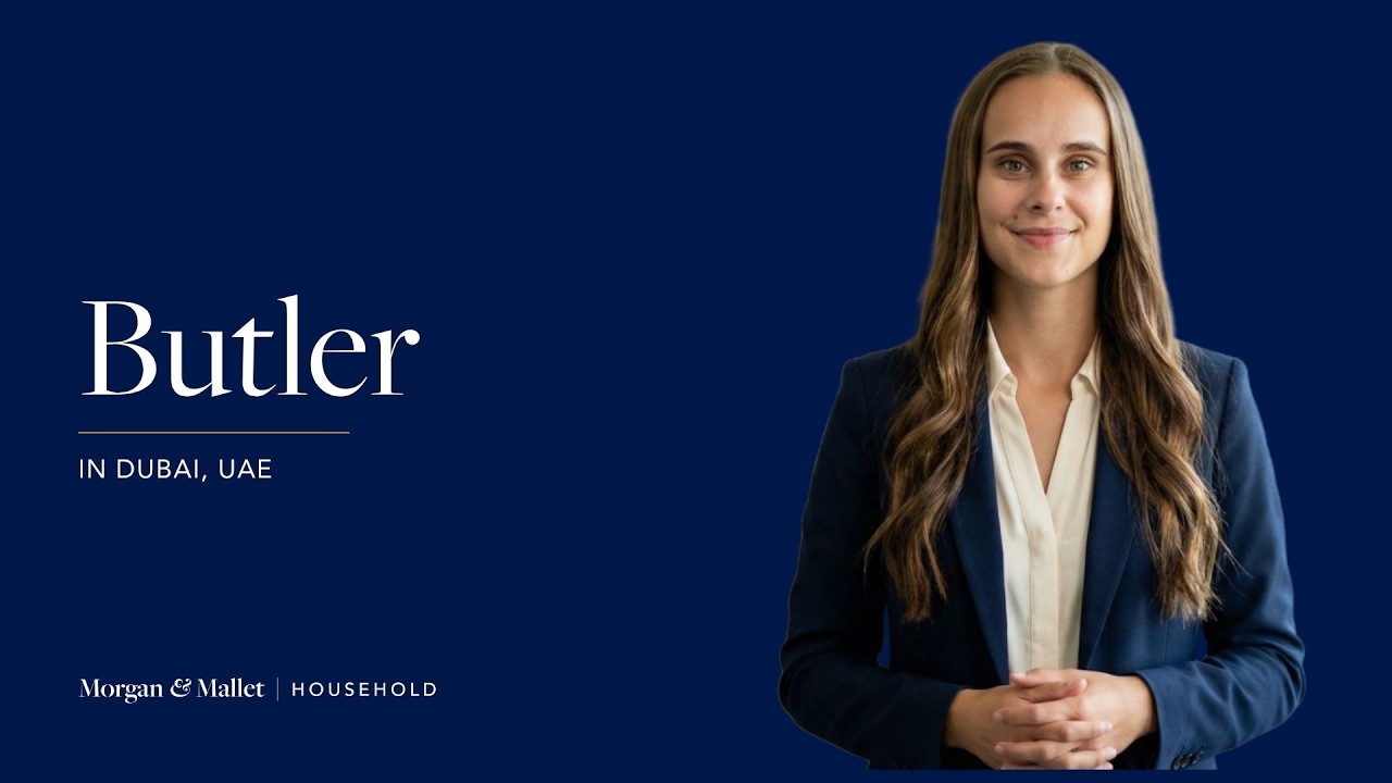 Butler job (M/F) in Dubai, UAE