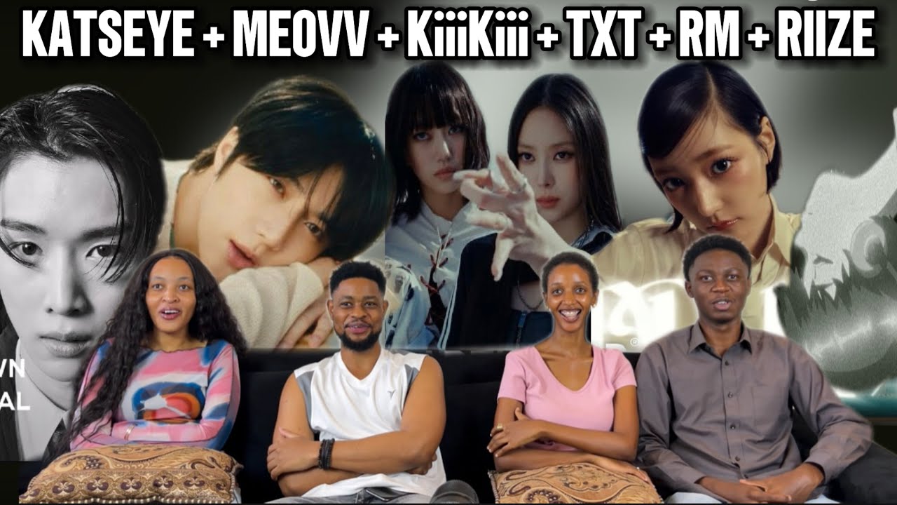 Our Reaction To New K-pop MV's (Late April - Early May) |KATSEYE + MEOVV + KiiiKiii + TXT +RM +RIIZE