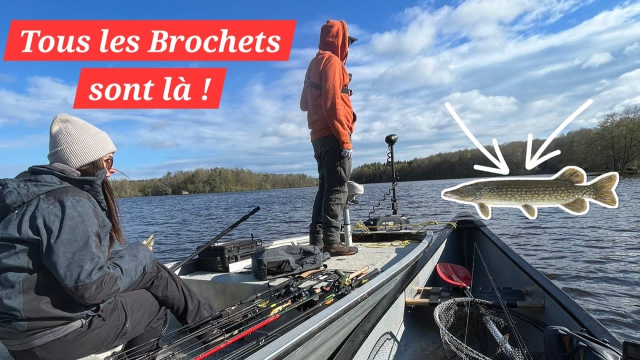 Le plein de Brochets pour cette ouverture 2024 !!! Etang de la Ramade