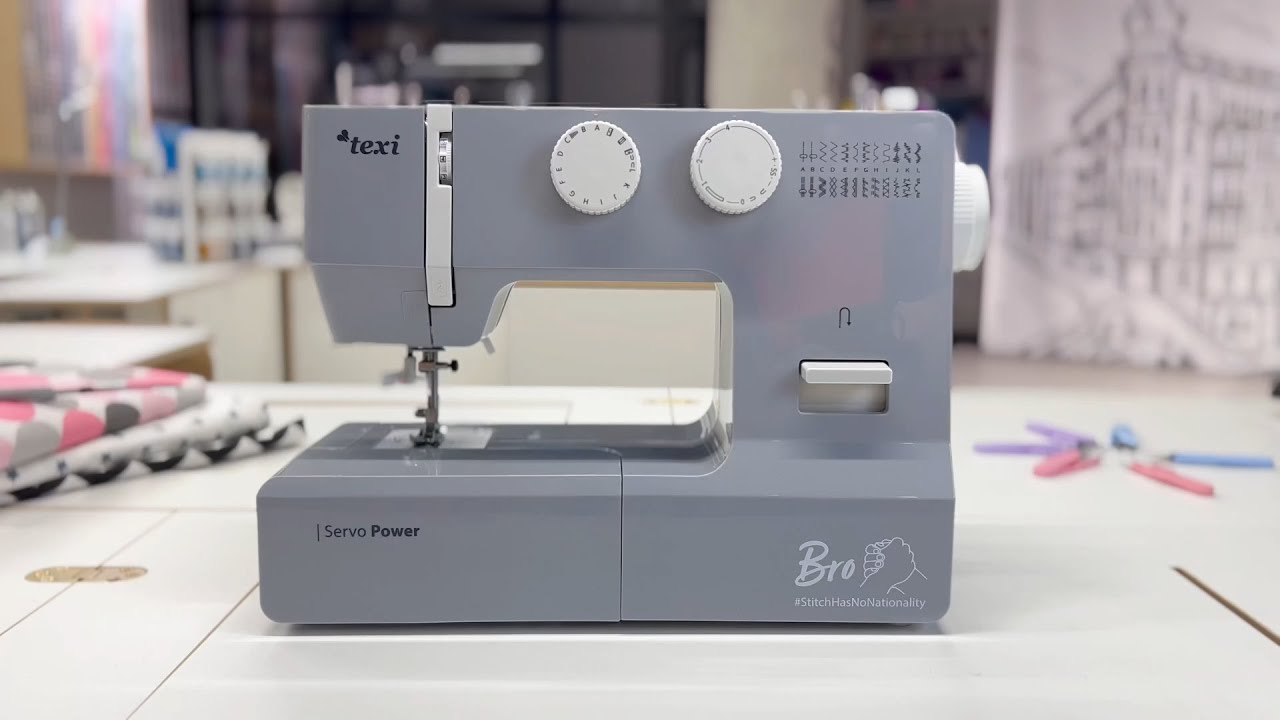 TEXI BRO -  the first home sewing machine with AC servo motor