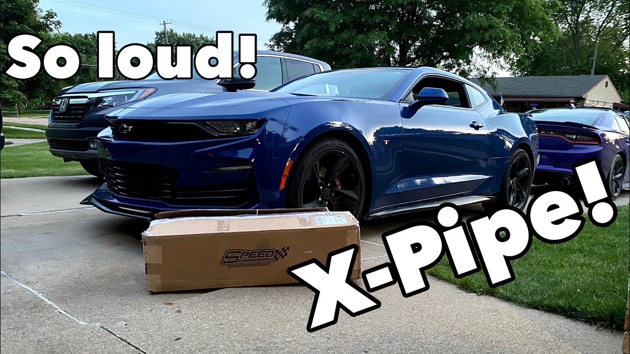 2020 Camaro SS 6th Gen Speed Engineering X-pipe Mid Section Install!
