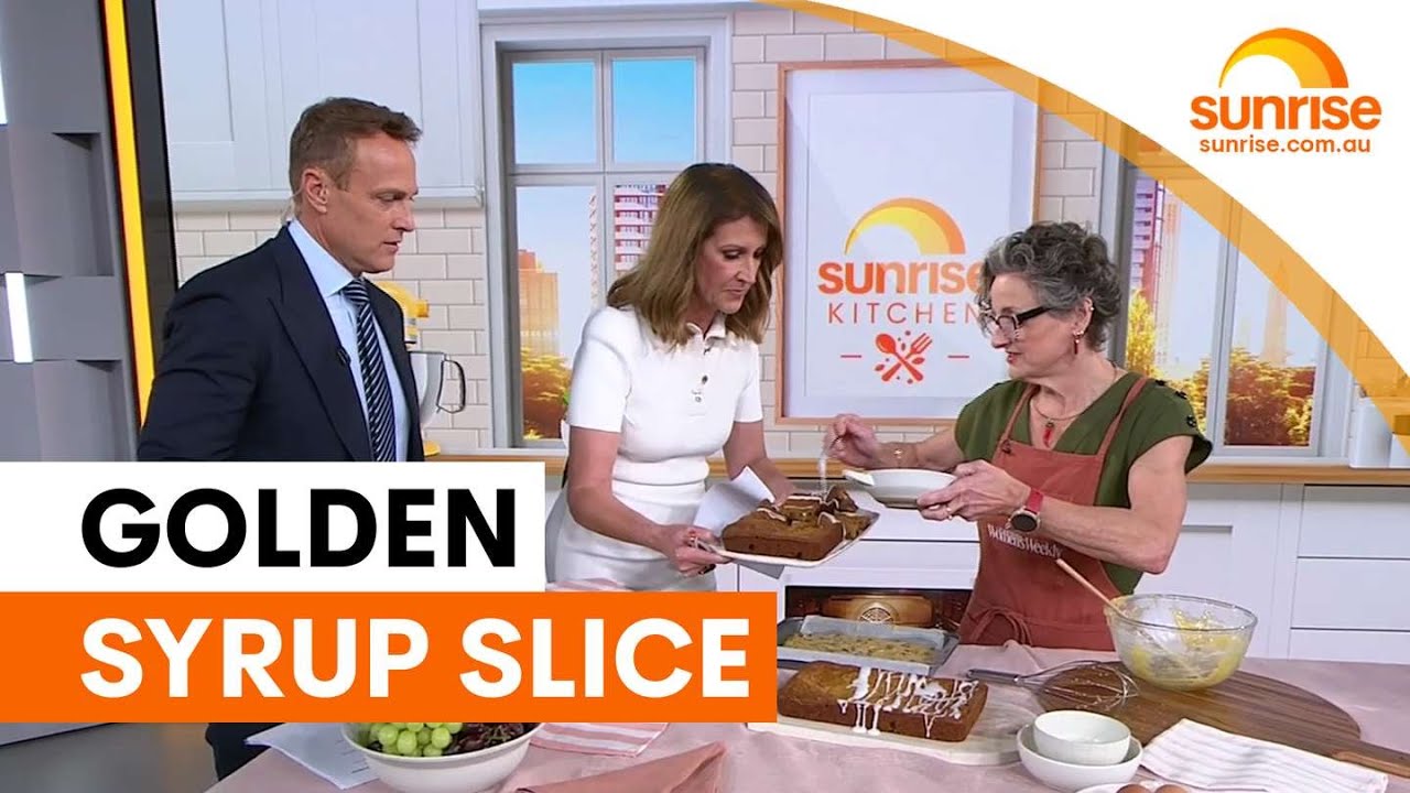 Golden syrup slice with Julie Goodwin | Sunrise