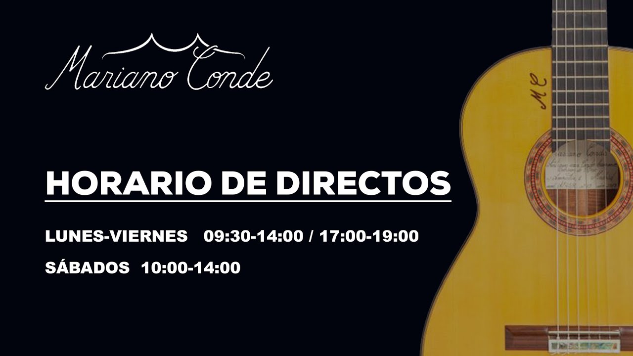 DIRECTO GUITARRAS MARIANO CONDE