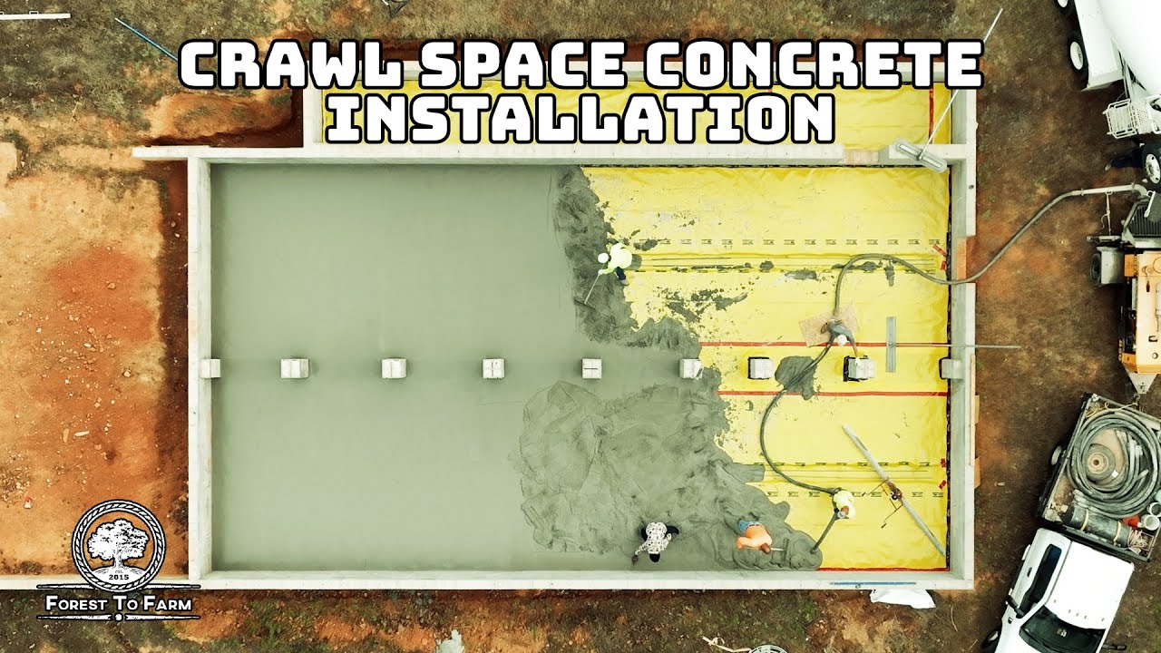 Crawl Space Slab - An Artistic View