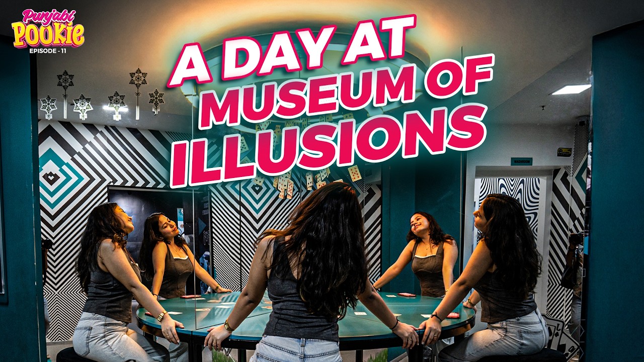 Museum of Illusions Delhi Vlog: Fun Things to Do in CP This Summer | Punjabi Pookie Explores