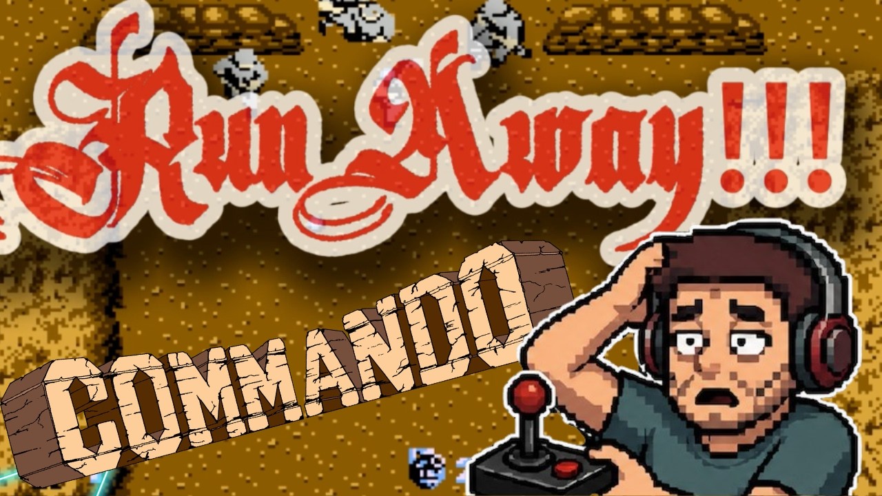 Commando (1985) | Gameplay | Can this Below Average Gamer Beat This Arcade Classic?