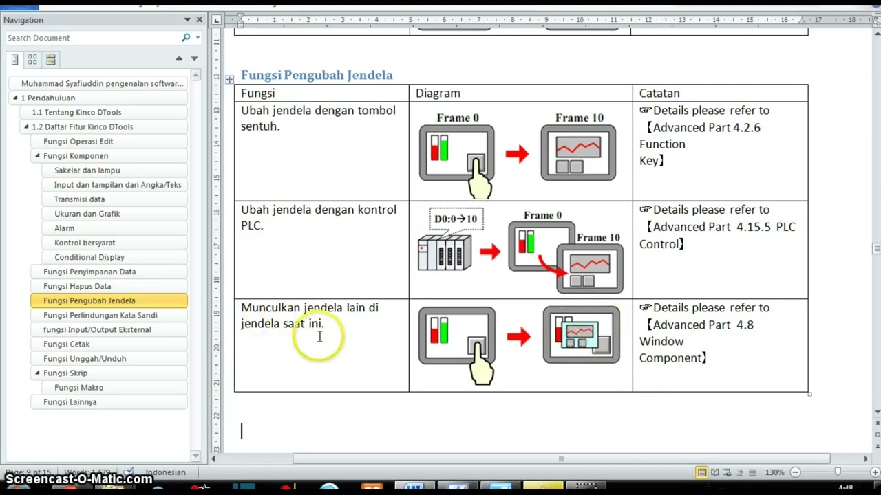Pengenalan software kinco Dtools part 2