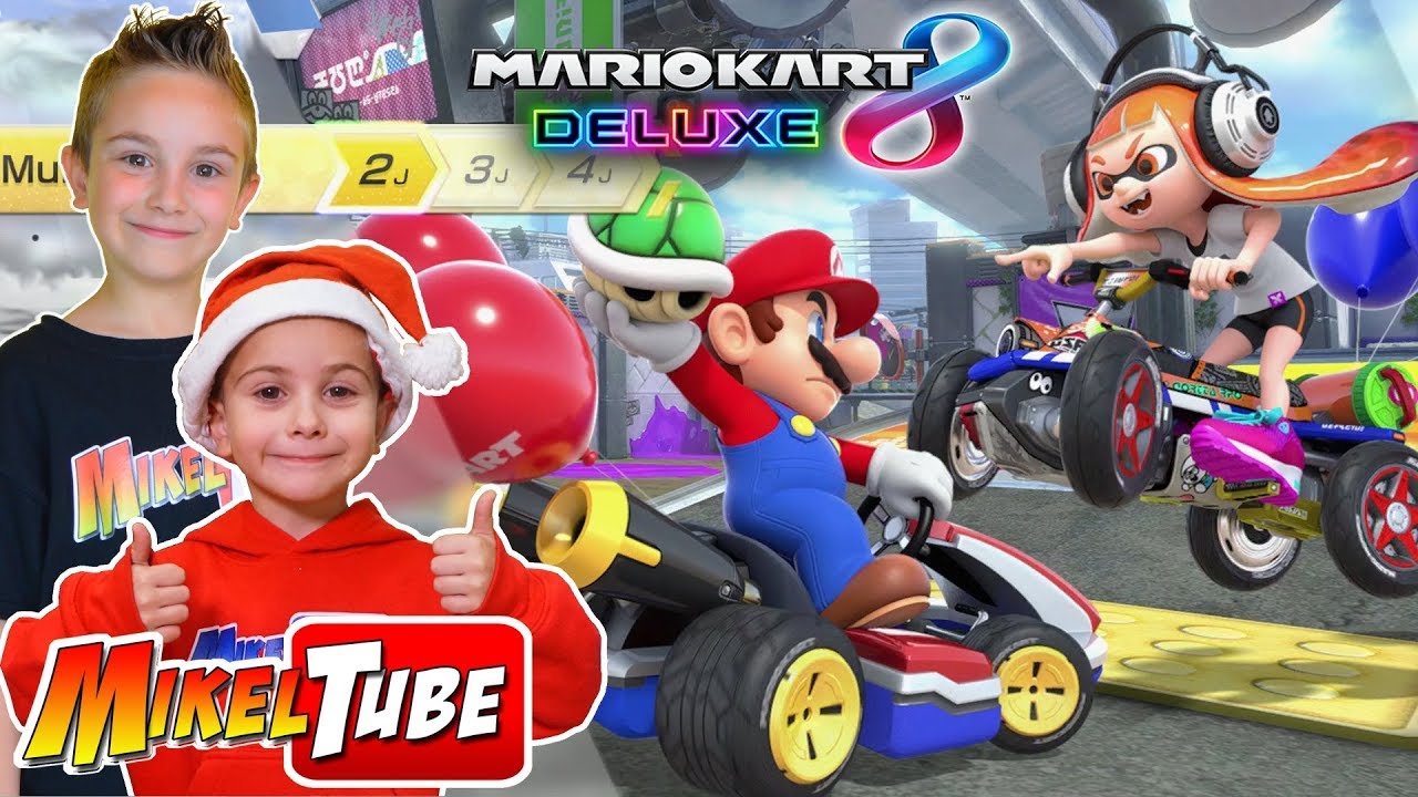 Carreras con mi hermanito Leo a Mario Kart 8 Deluxe