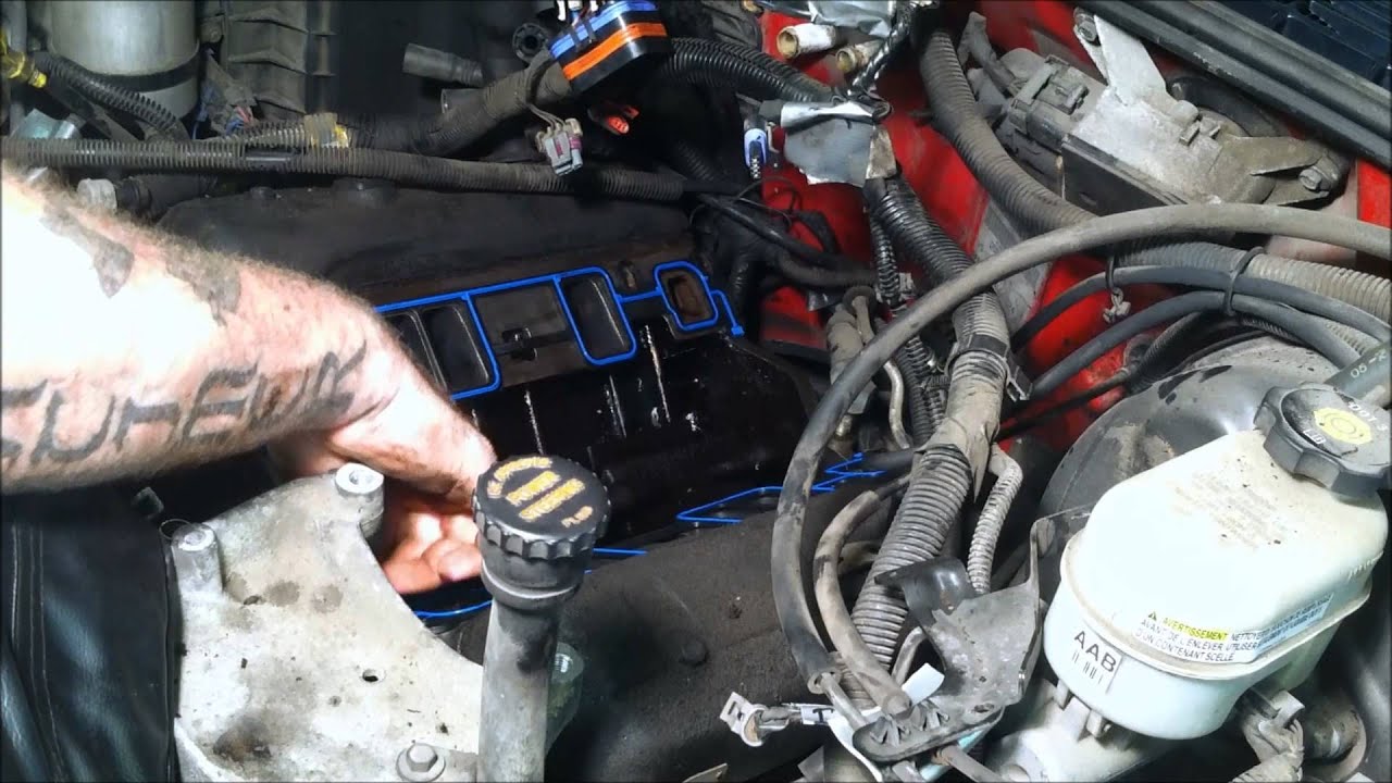 GM 4 3L нижняя прокладка впускного коллектора, деталь № 3