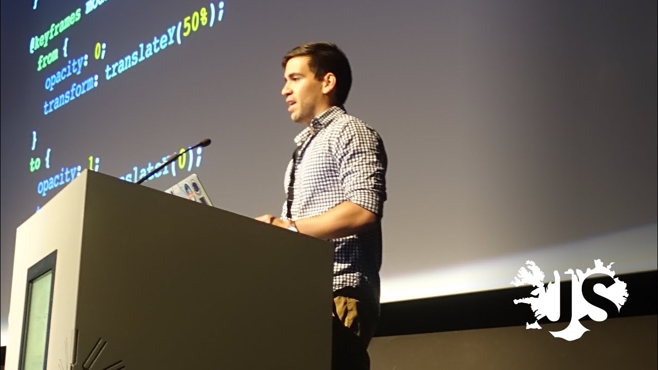 David Khourshid: Reactive Animations with CSS Variables - JSConf Iceland 2016