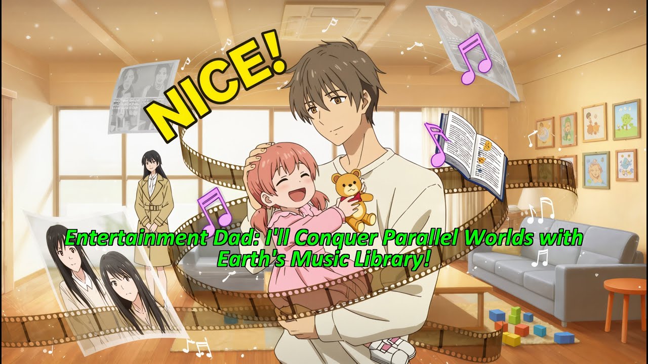 Entertainment Dad: I'll Conquer Parallel Worlds with Earth's Music Library!