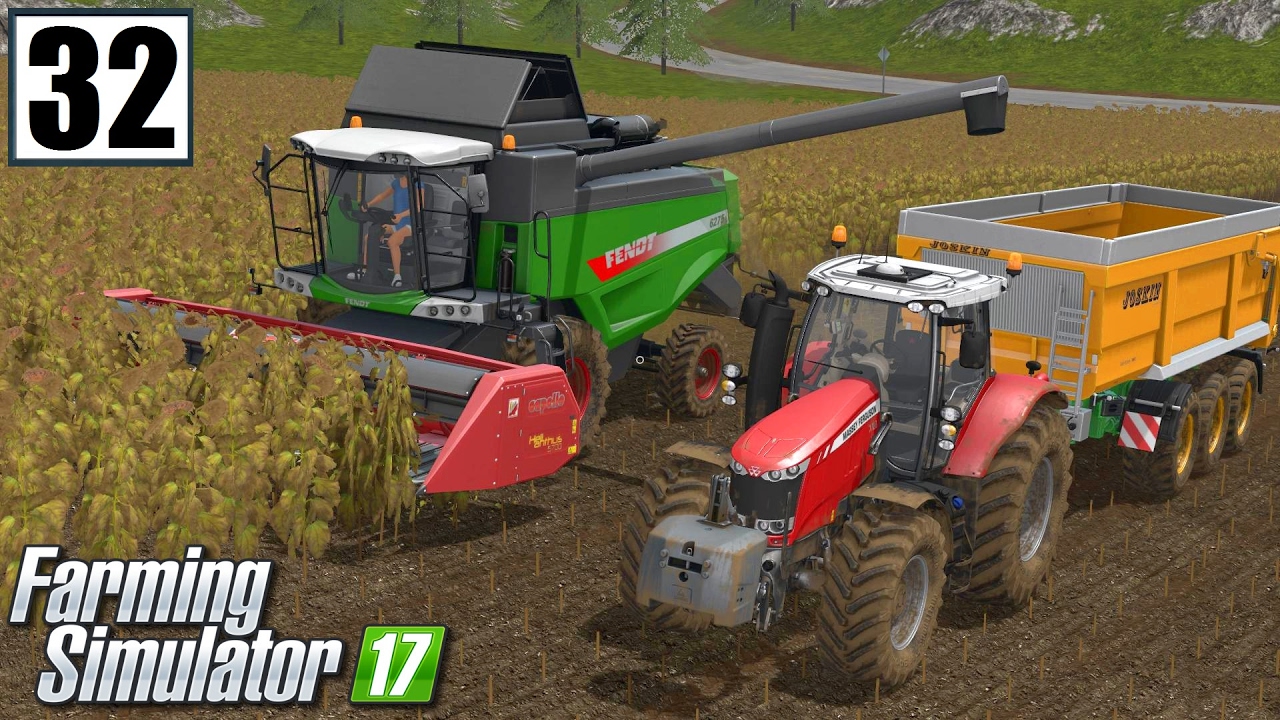 Dużo słonecznika - Farming Simulator 17 (#32) | gameplay pl