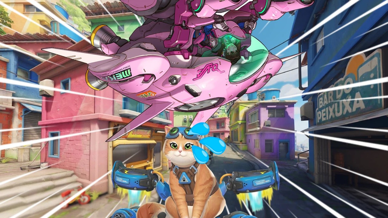 Ma D.VA a écrasé la team adverse..