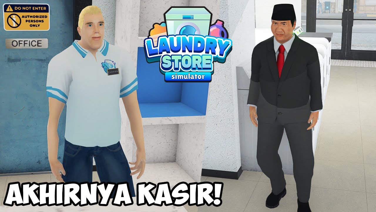 SAATNYA MEREKRUT KASIR DAN UPGRADE TOKO LAUNDRY KITA! Laundry Store Simulator GAMEPLAY #3