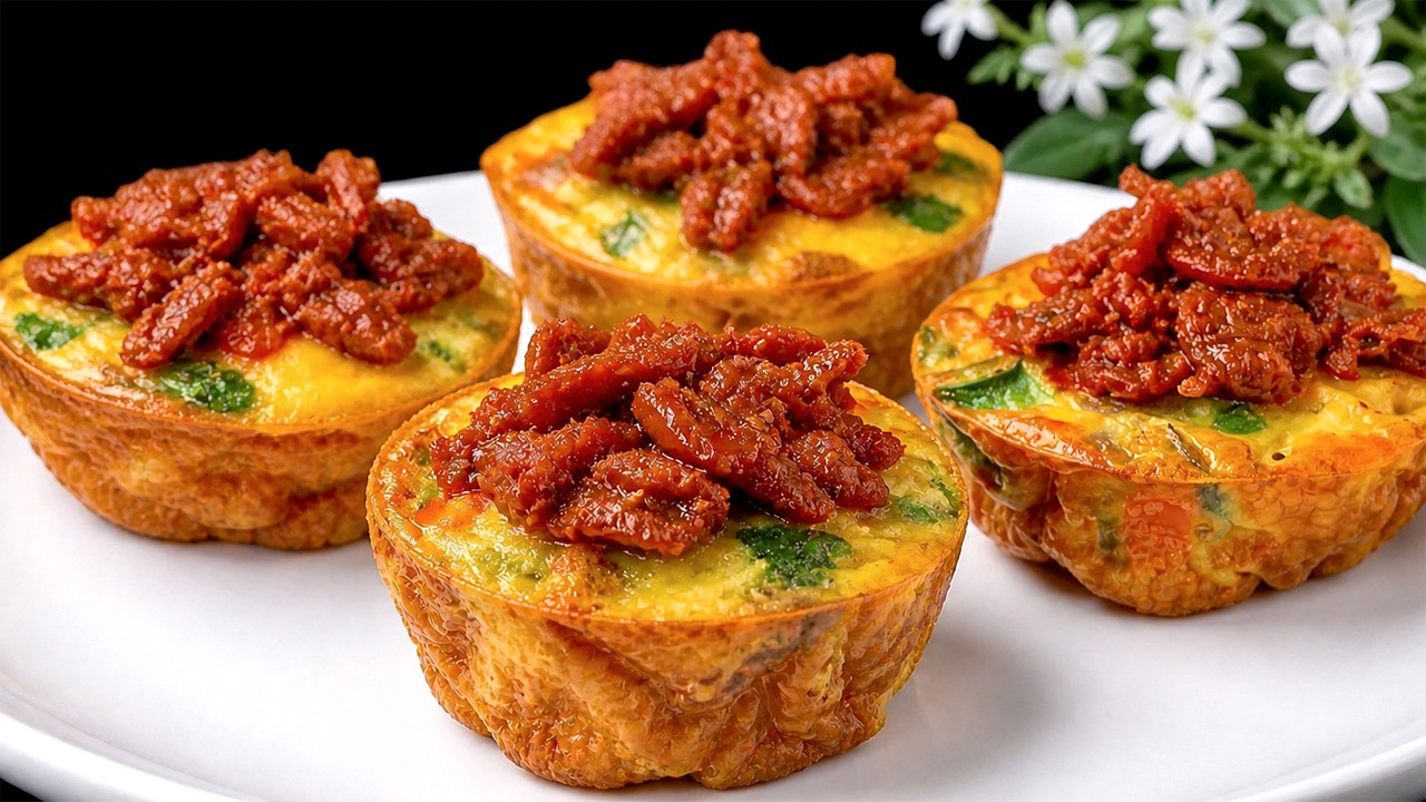 Got eggs and pepper? Make this delicious breakfast quick and easy! The result will impress you!