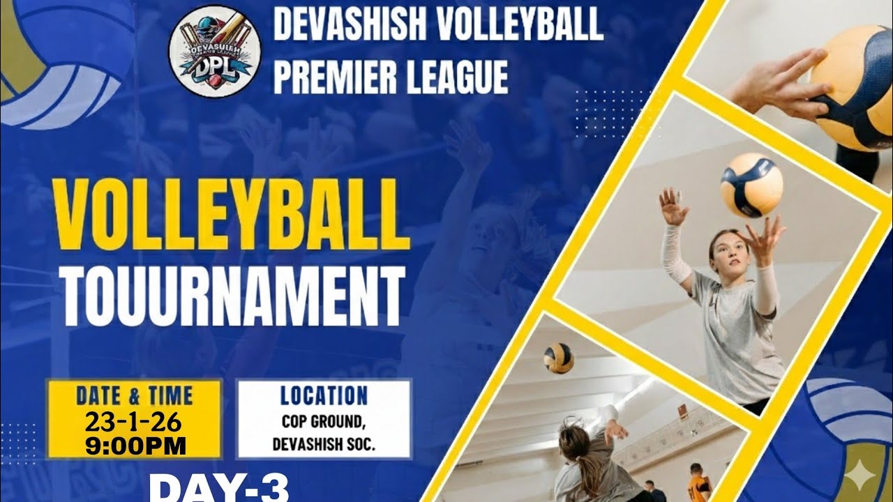 🏐 Devashish Premier League | Volleyball Tournament Highlights Day - 3