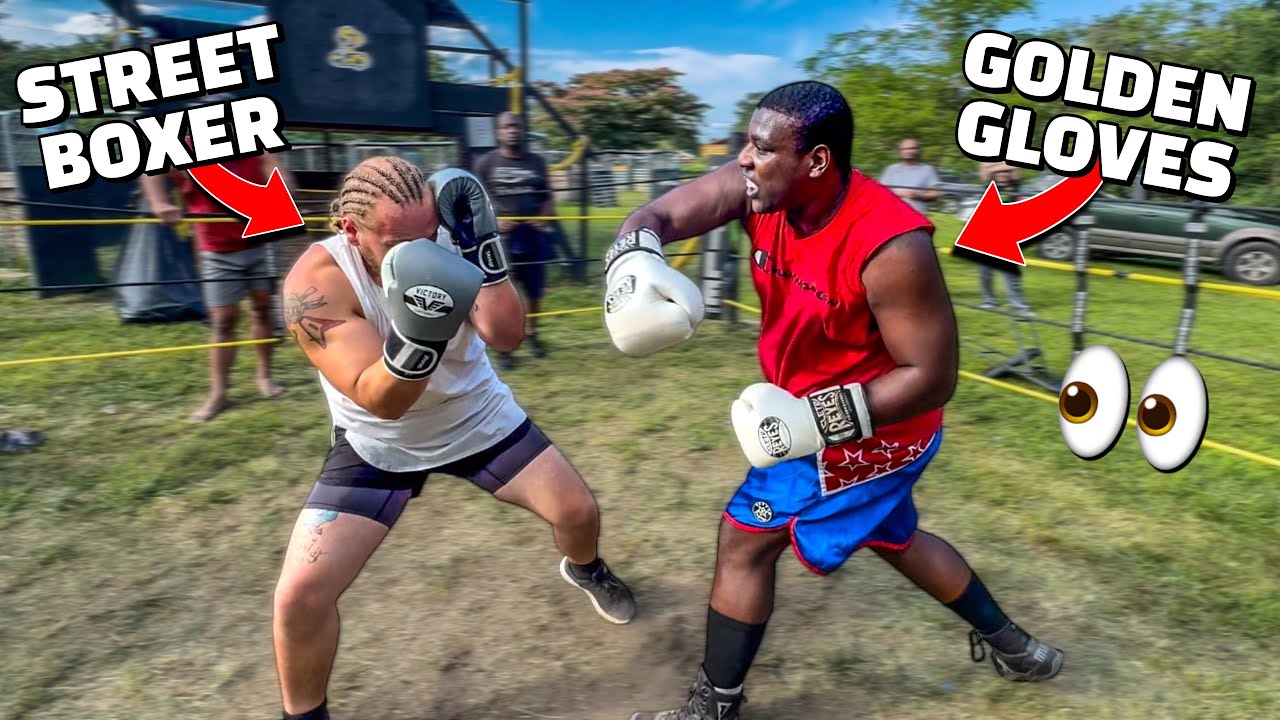 AMATEUR Boxer Steps Up Against GOLDEN GLOVES Champ | DAME vs ULTIMATE ADAMS 
