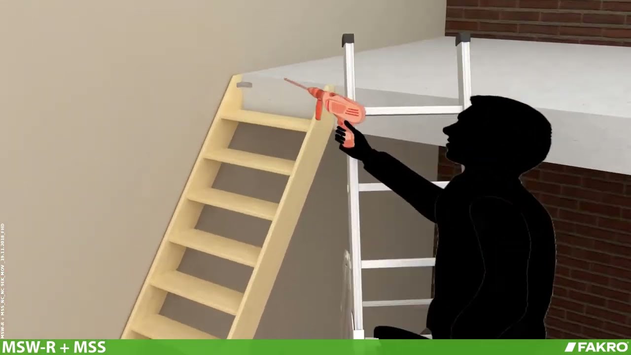 Dicas para instalar Escada Modular MSW-R Winder - Fakro