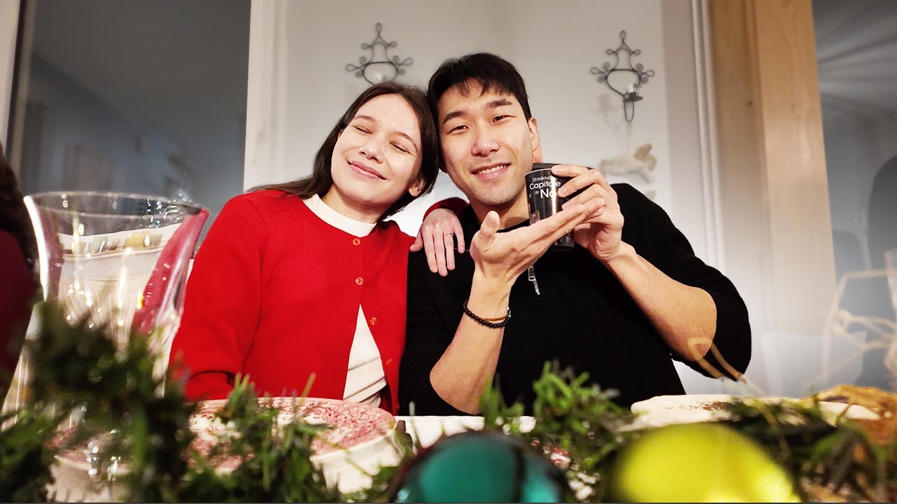 Mon copain f&ecirc;te No&euml;l en France pour la 1&egrave;re fois !