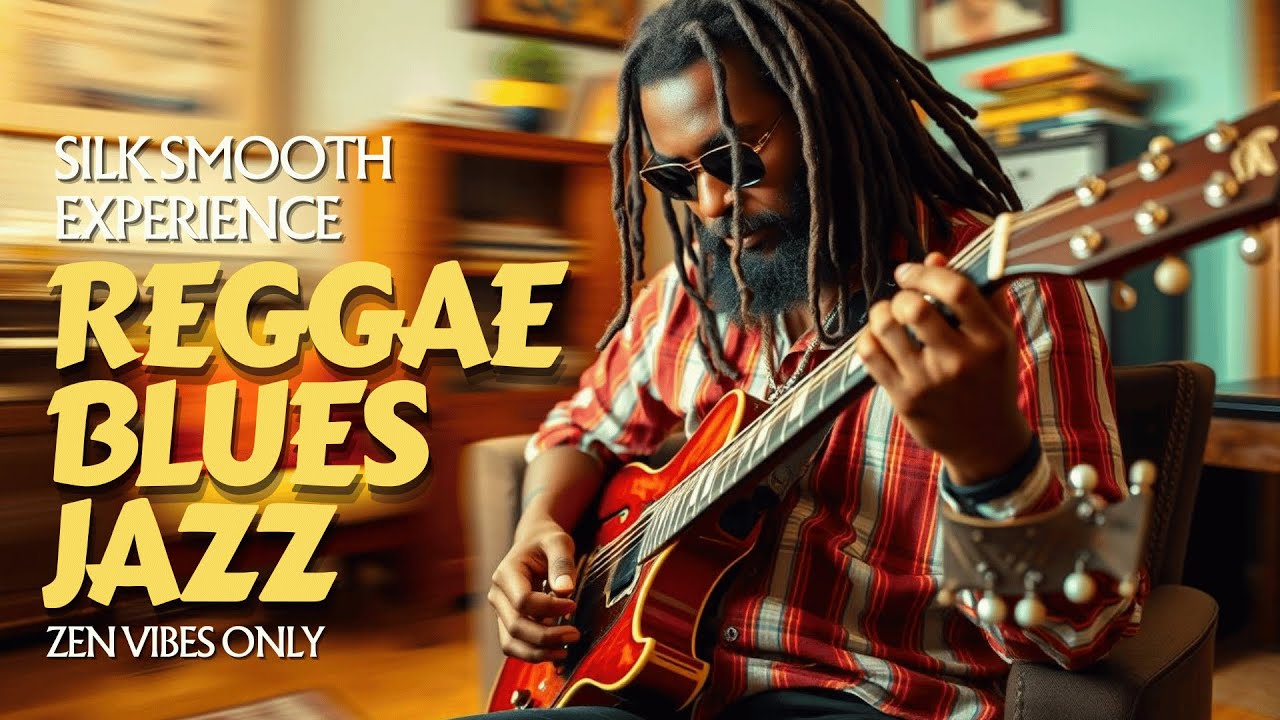 Island Jazz Escape | Smooth Reggae Blues Fusion Mix | 2 Hour Journey