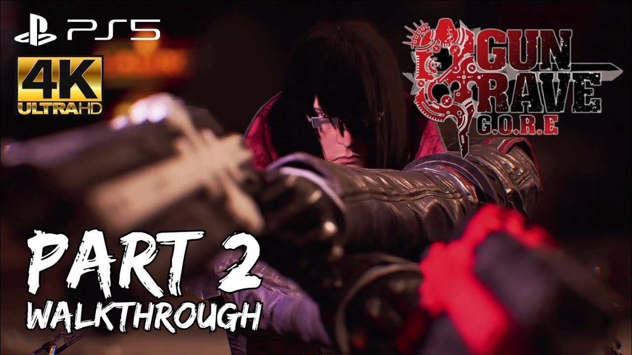 [Walkthrough Part 2] Gungrave: G.O.R.E (Japanese Voice) PS5 No Commentary 4K UHD
