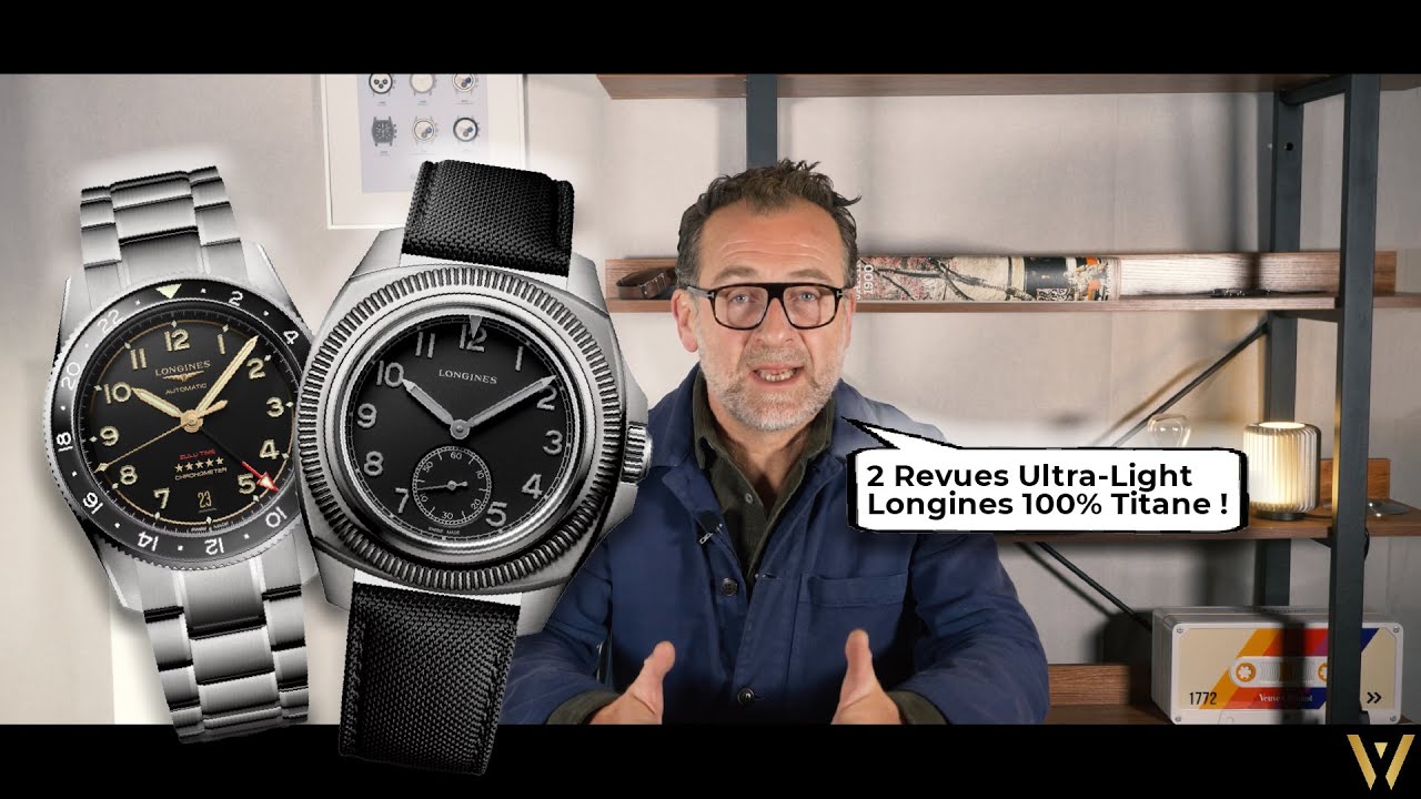 Double Revue Longines Majetek et Spirit Zulu Time Titane