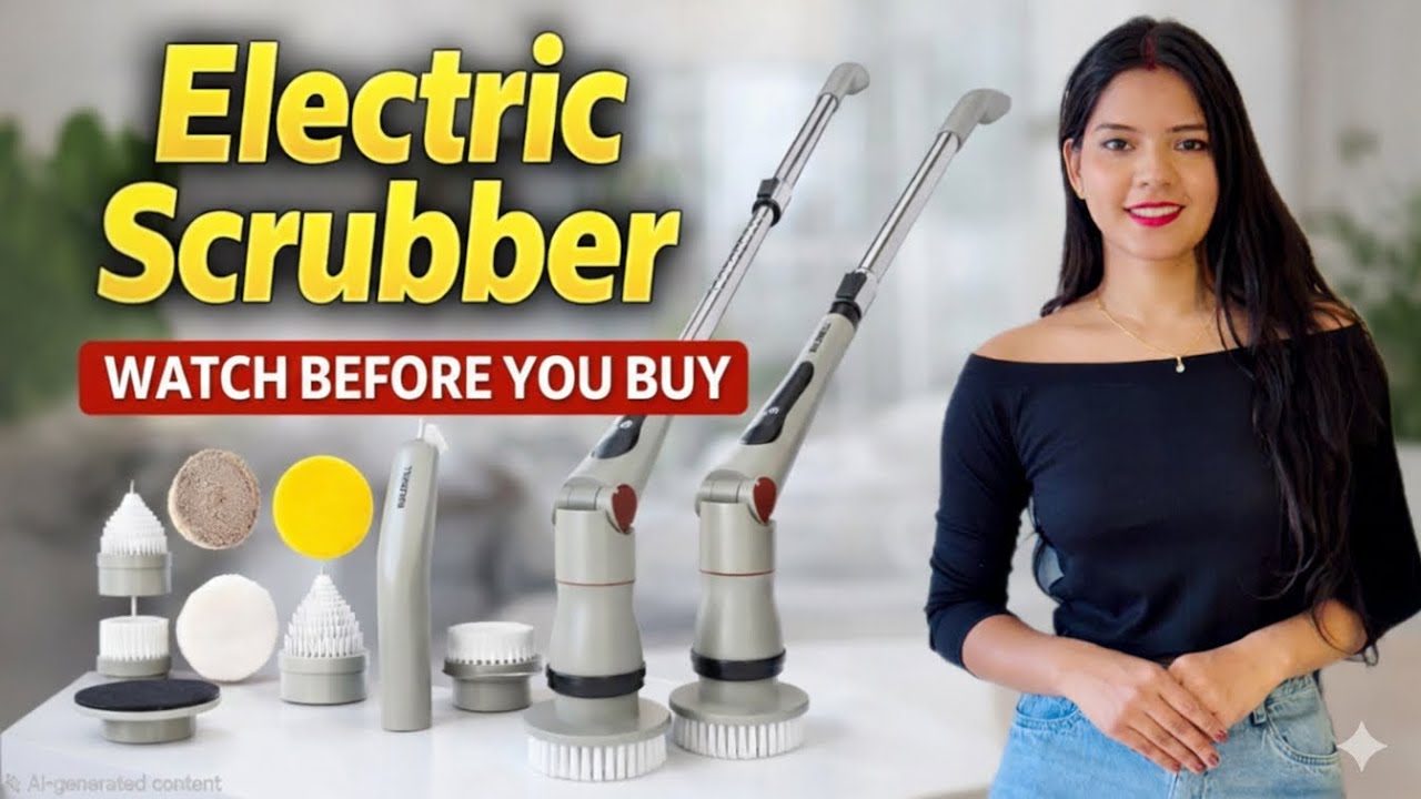 BuildSkill Electric Spin Scrubber | 8 in 1 and 13 in 1 Variants | Real Cleaning Test