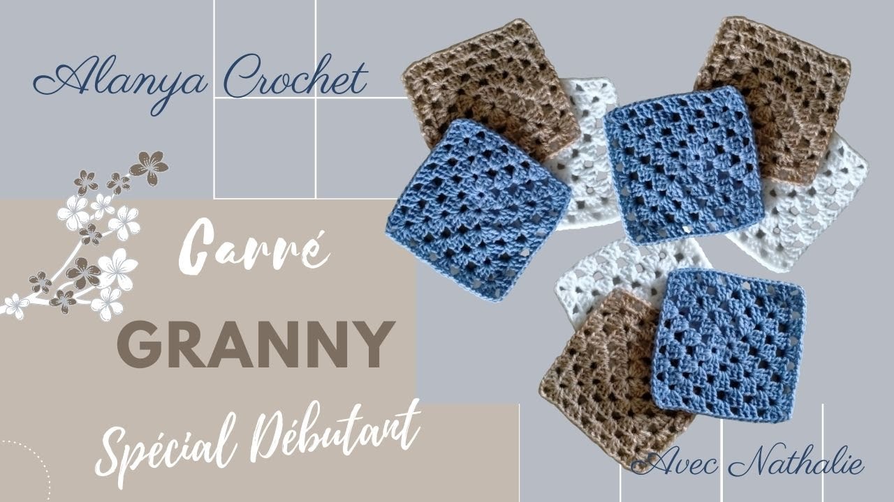 Carré Granny au Crochet : Facile Spéciale pour débutant !