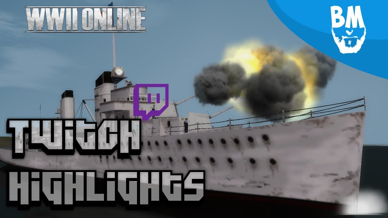 Naval Combat Gameplay | Twitch Highlights | World War II Online Gameplay