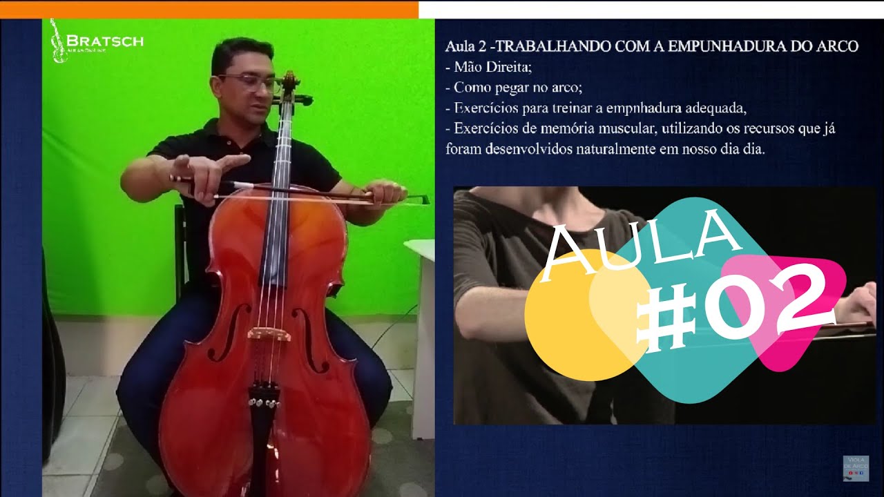 Aula 2 |  Exercícios para a Empunhadura do Arco - Violoncelo